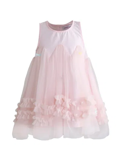 Mimi Tutu Kids' Genevieve Ruffled Tulle Dress In Pink