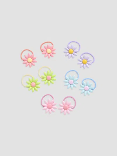 Mimi Tutu Girl's Girl's Daisy Hair Tie Set In Multi