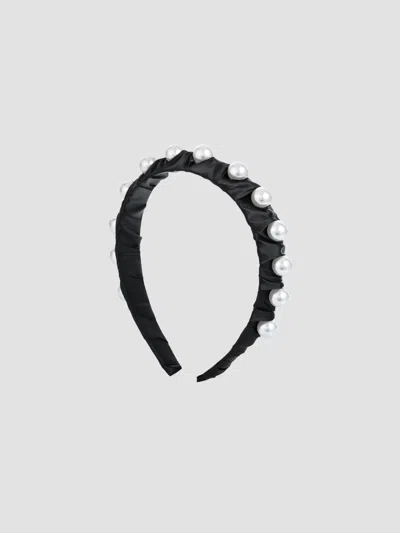 Mimi Tutu Girl's Girl's Pearl Accent Headband In Black