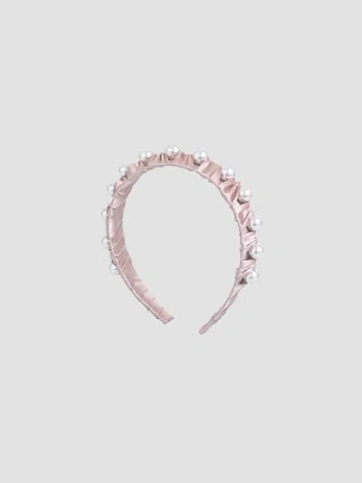 Mimi Tutu Girl's Girl's Pearl Accent Headband In Pink