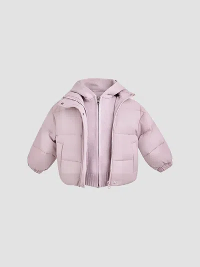 Mimi Tutu Girl's Little Girl's & Girl's 2-in-1 Puffer Jacket In Purple