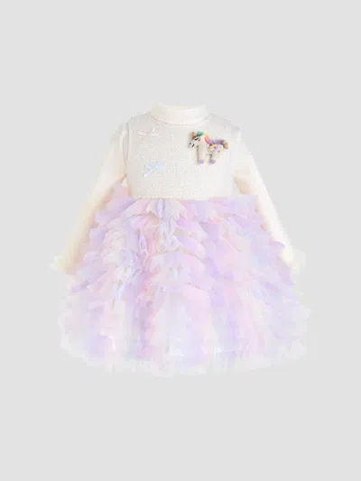 Mimi Tutu Girl's Little Girl's & Girl's Annelise Dress Set In Purple