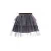 Mimi Tutu Grey Mini Tutu Skirt In Gray