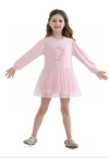 Mimi Tutu Heart Bow Dress In Pink