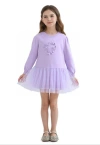Mimi Tutu Kids'  Heart Bow Dress In Purple