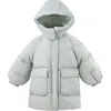 Mimi Tutu Quilted Puffer Jacket In Blue