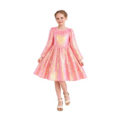 Mimi Tutu Babies'  Iridescent Sequin Dress In Pink