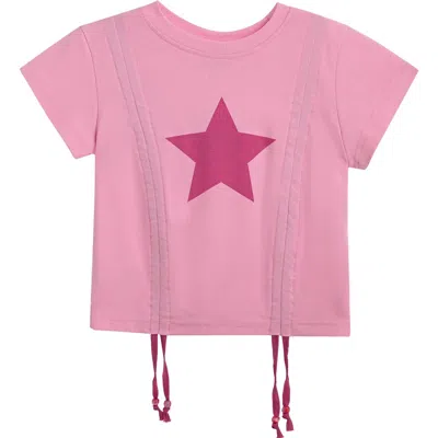 Mimi Tutu Kids'  Keylo Tee With Star Accent In Pink