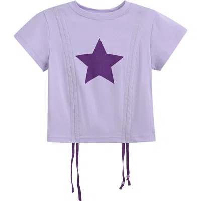 Mimi Tutu Kids'  Keylo Tee With Star Accent In Purple