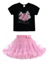 Mimi Tutu Kirby Swan Skirt Set In Black