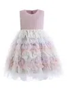 Mimi Tutu Layla Layered Ruffle Dress In Multi