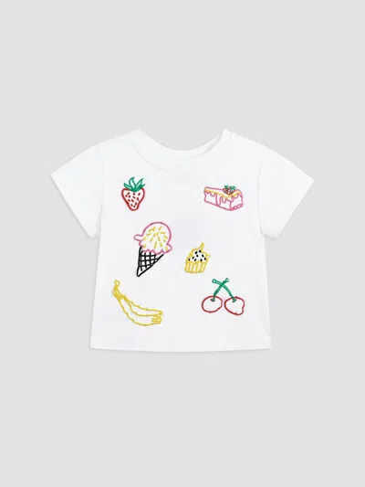 Mimi Tutu Little Girl's & Girl's Fruit Motif T-shirt In White