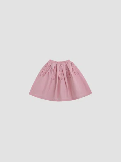 Mimi Tutu Little Girl's & Girl's Ruffle Stripe Skirt In Pink