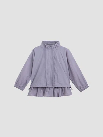Mimi Tutu Little Girl's & Girl's Ruffle Top & Jacket Set In Purple
