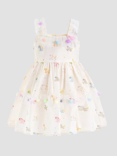 Mimi Tutu Little Girl's Lunaria Dress In White