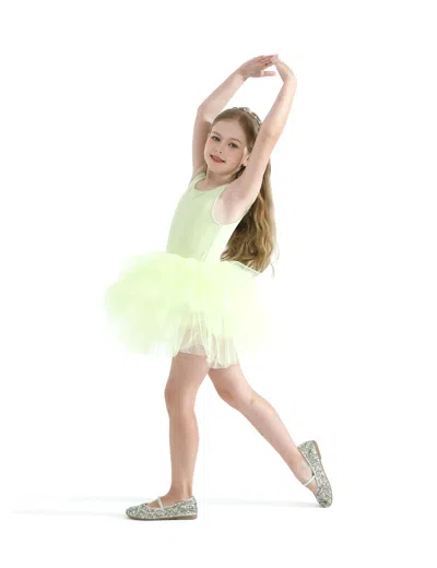 Mimi Tutu Kids'  Mint Layered Leotard