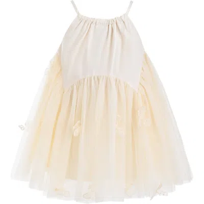 Mimi Tutu Babies'  Mirelle Petal Flared Tulle Dress In Brown