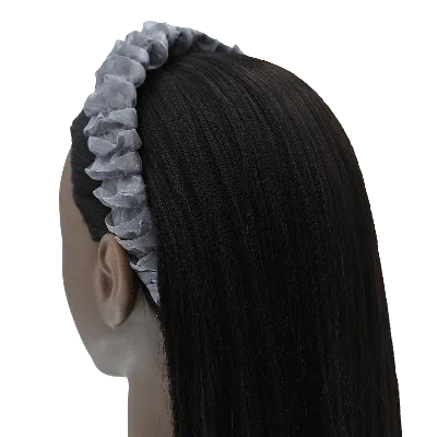 Mimi Tutu -mthb52005-gray-tulle Ruffle Headband
