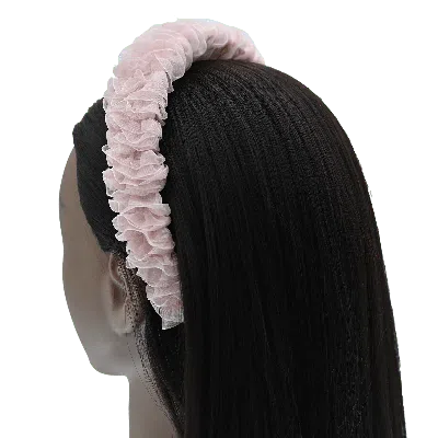 Mimi Tutu -mthb52005-pink-tulle Ruffle Headband