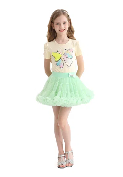 MIMI TUTU MIMI TUTU MULTICOLOR ABBEY BUTTERFLY SKIRT OUTFIT