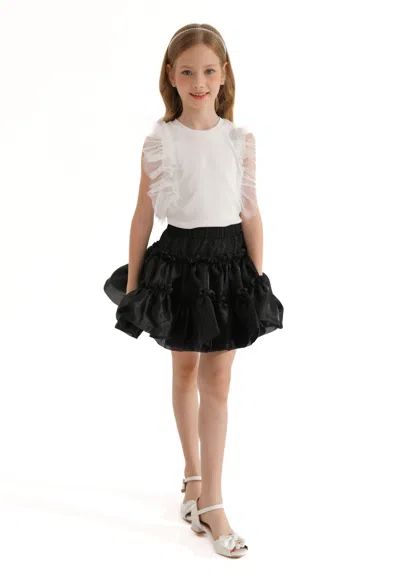 Mimi Tutu Kids'  Multicolor Ruth Ruffle Skirt Outfit