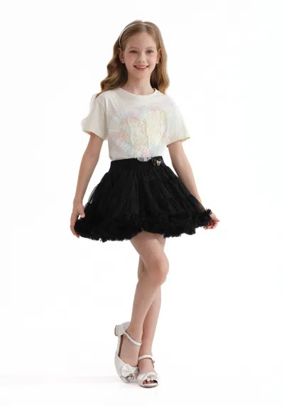 Mimi Tutu Kids'  Multicolor Vanessa Heart Skirt Outfit