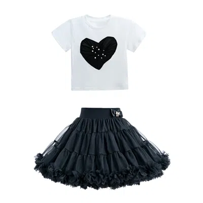 MIMI TUTU MIMI TUTU MULTICOLOR WILLOW HEART SKIRT OUTFIT