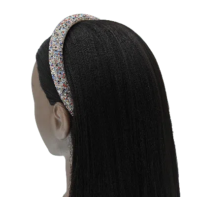 Mimi Tutu Multicolored Gemstone Rose Gold Headband