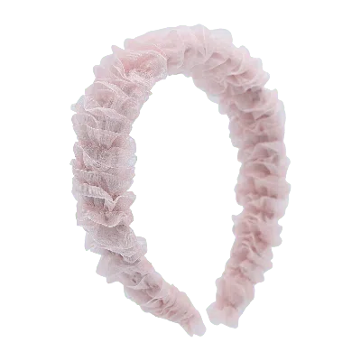 Mimi Tutu Kids'  Multicolored Tulle Ruffle Headband