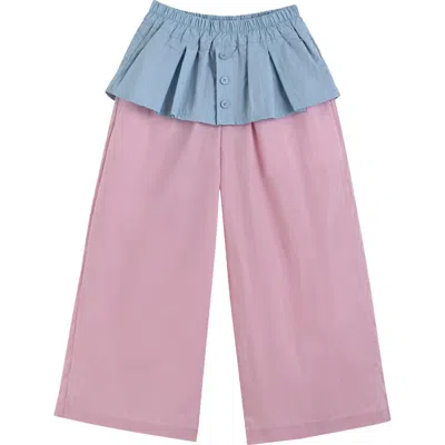 Mimi Tutu Kids'  Pants With Overlay In Pink