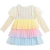 Mimi Tutu Pastel Pom-pom Tulle Dress In Multi
