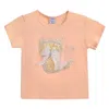 Mimi Tutu Cat-appliqué T-shirt In Orange
