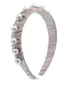 Mimi Tutu Pearl-detailing Headband In Pink