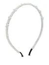 Mimi Tutu Multi-styled Mini Pearl Headband In White