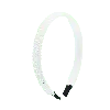 Mimi Tutu Pearl Lined Rhinestone Banded Headband