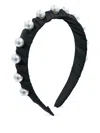 Mimi Tutu Pearl-studded Headband In Black