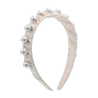 Mimi Tutu Pink Pearl Studded Headband