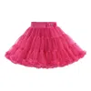 Mimi Tutu Kids'  Pink Rouge Bow Tulle Skirt In Pink Rogue