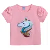 Mimi Tutu Pink Unicorn Applique T-shirt