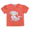 Mimi Tutu Kids' Puppy-appliqué T-shirt In Orange