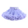 Mimi Tutu Kids'  Purple Lavender Bow Tulle Skirt