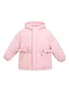Mimi Tutu Quilted Bow-appliqué Pocket Coat In Pink