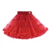 Mimi Tutu Red Cherry Bow Tulle Skirt