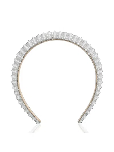 Mimi Tutu Kids' Rhinestone Padded Headband In Metallic