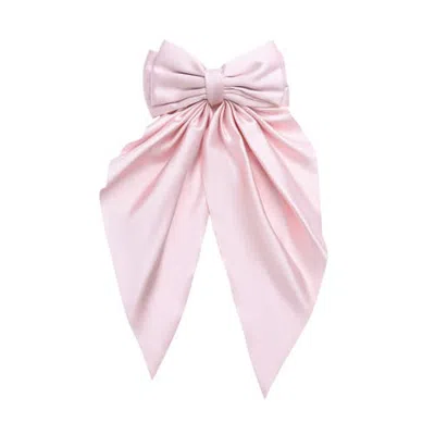 Mimi Tutu Kids'  Ribbon Bow Hair Clip In Pink