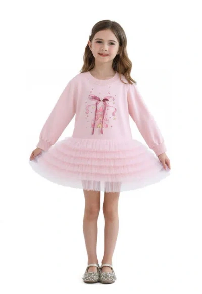 Mimi Tutu Kids'  Ruffle Ribbon Dress In Pink
