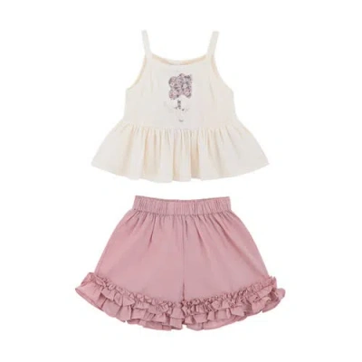 Mimi Tutu Babies'  Ruffle Short Set In Multi