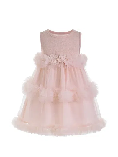 Mimi Tutu Kids' Ruffle Tulle Dress In Pink