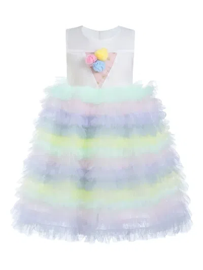 MIMI TUTU RUFFLED LAYERED DRESS