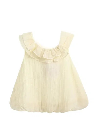Mimi Tutu Kids' Ruffled Outfit Set In Neutral